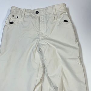 Spyder XSCAP sz girl’s L 10 ski snow pants in off-white! EUC! Warm,trendy & cute